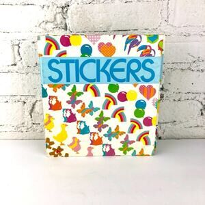 Vintage 80’s Current 3 Ring Sticker Binder